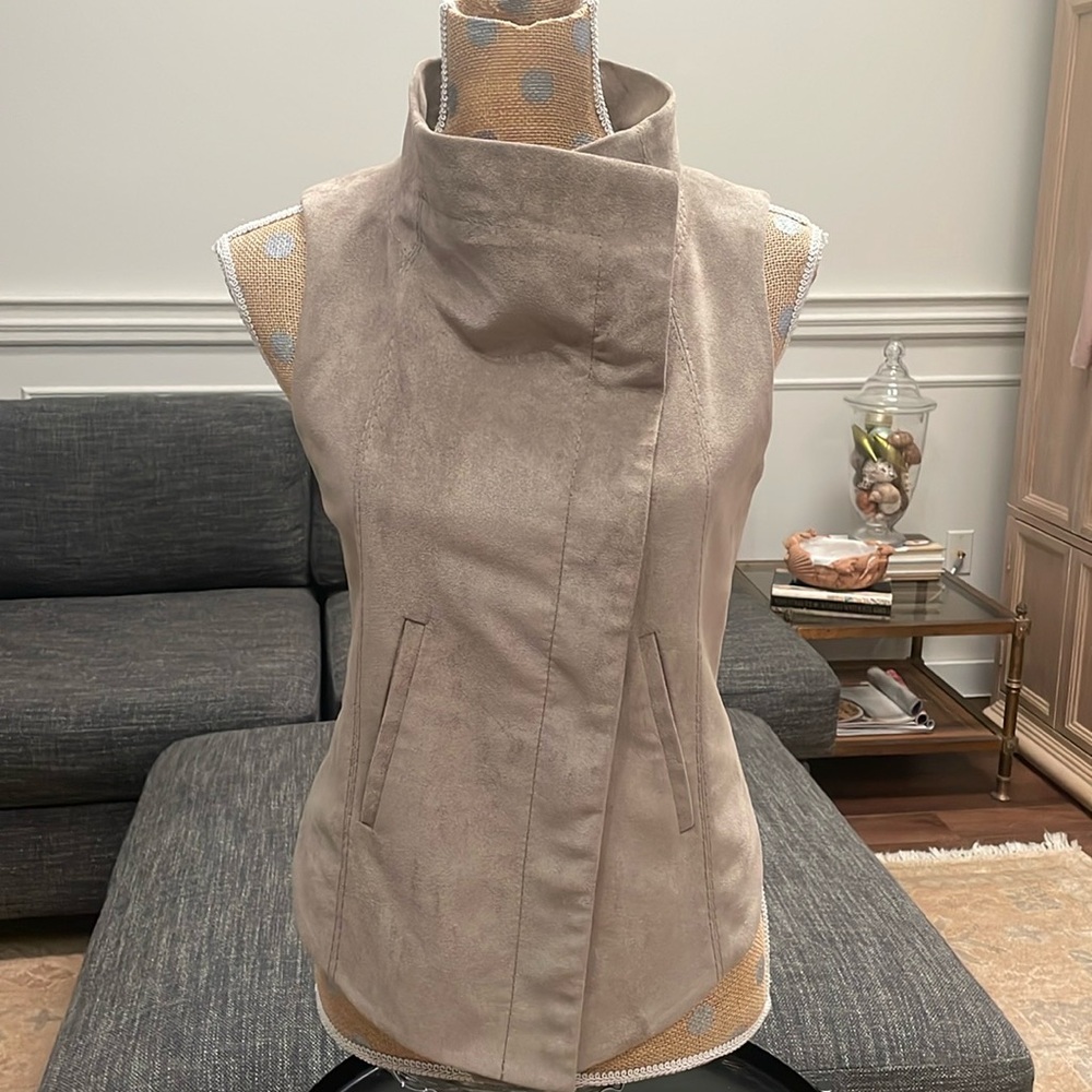 Vegan Suede BCBG Maxazria Vest
